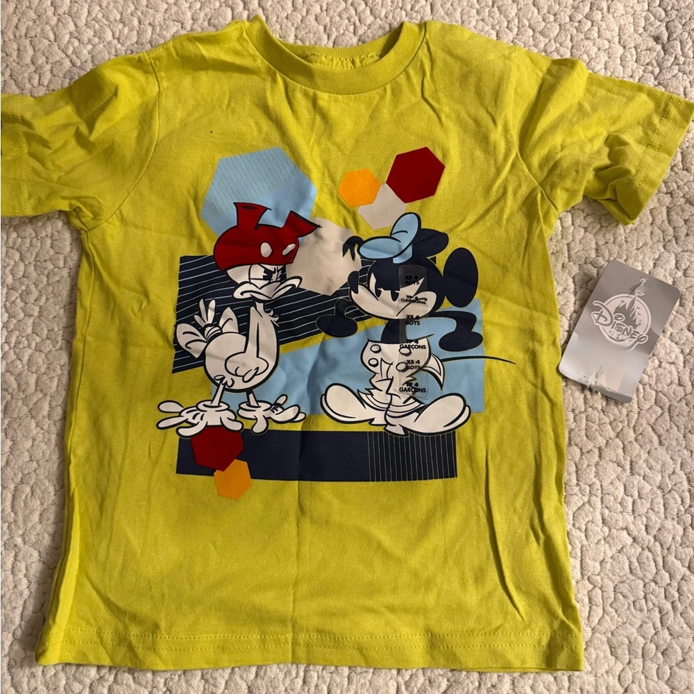 Disney Mickey Mouse Boys Cotton Short Sleeve Tee NEW NWT